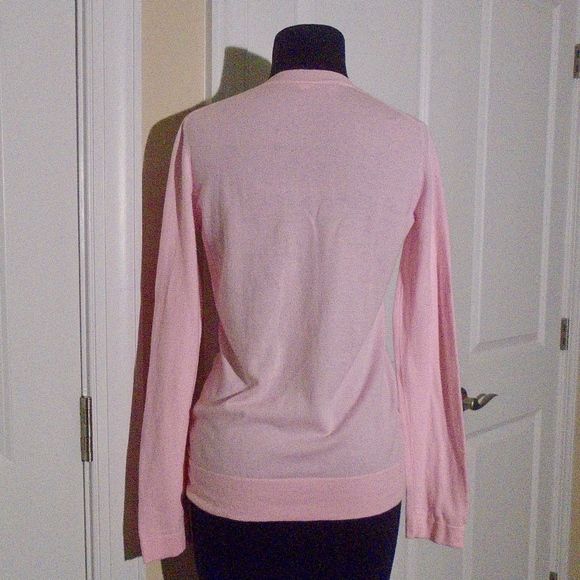 J CREW V-Neck Long Sleeve Cotton Sweater S - Picture 4 of 5